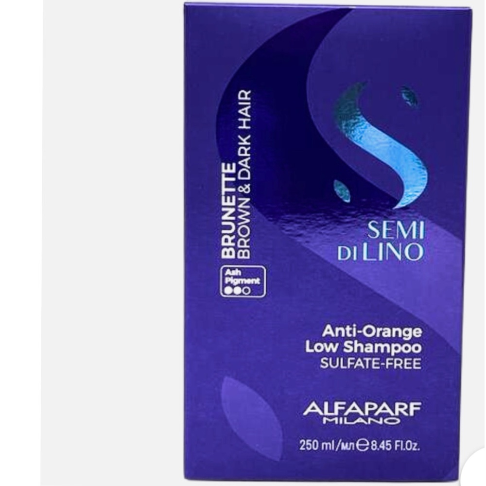Alfaparf Semi Di Lino Anti-Orange Low Shampoo. Sulfate Free
